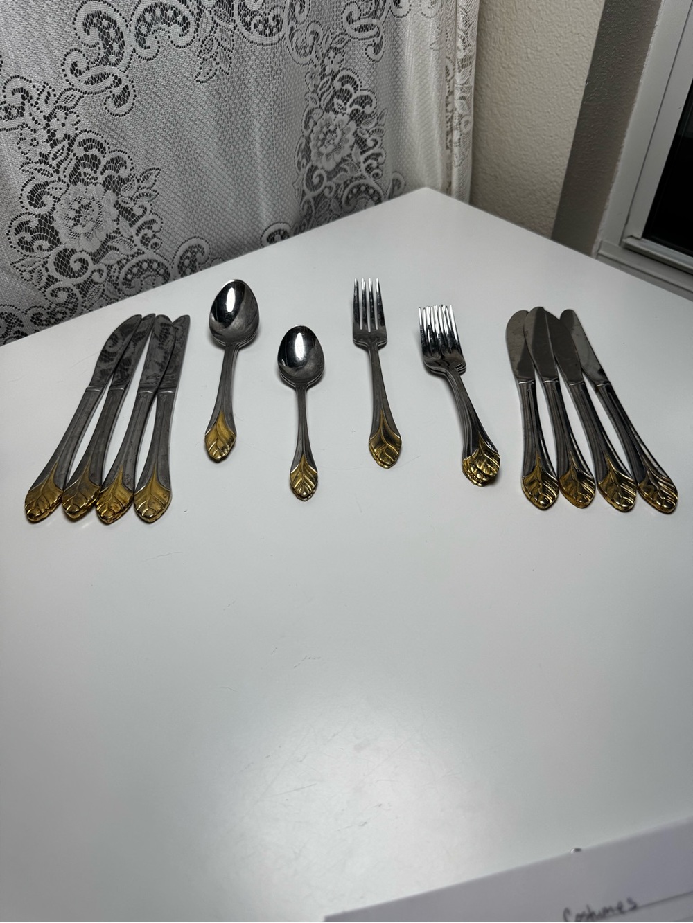 19PC Wallace Silversmiths Golden Corsica Stainless Flatware Replacement Lot - Picture 5 of 5